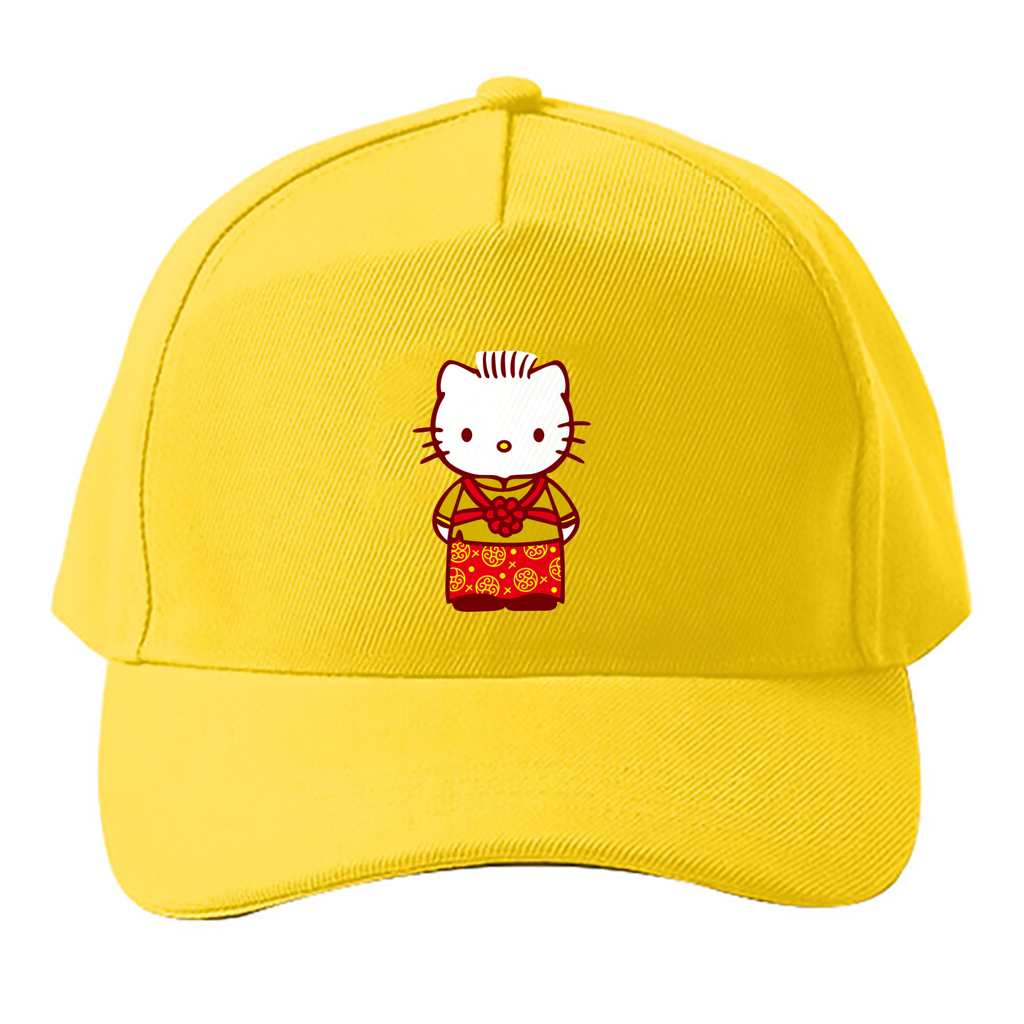 （画像用） Hello Kitty ハローキティ ベースボールキャップ 綿100％ 男女兼用 帽子 スポーツ